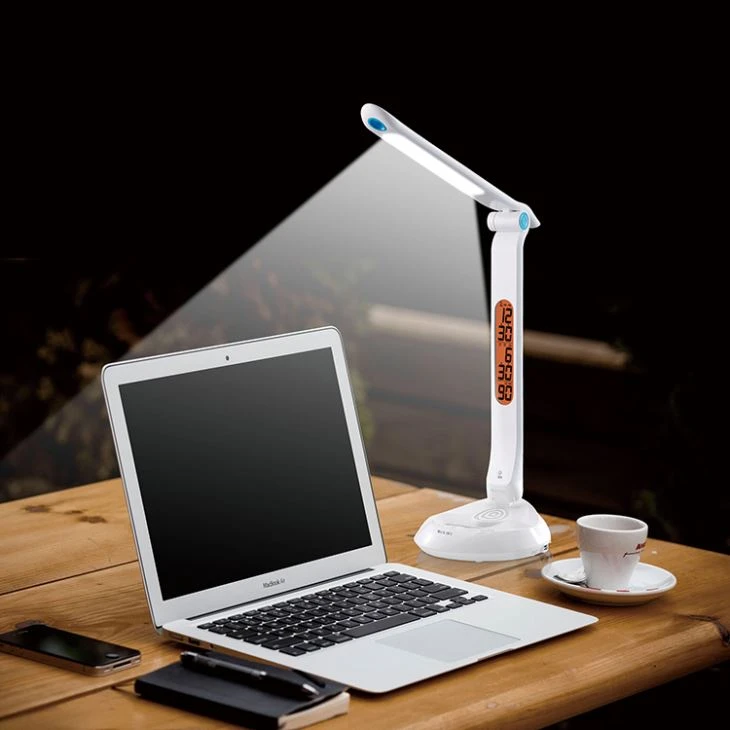 Làmpada de lectura LED amb rellotge